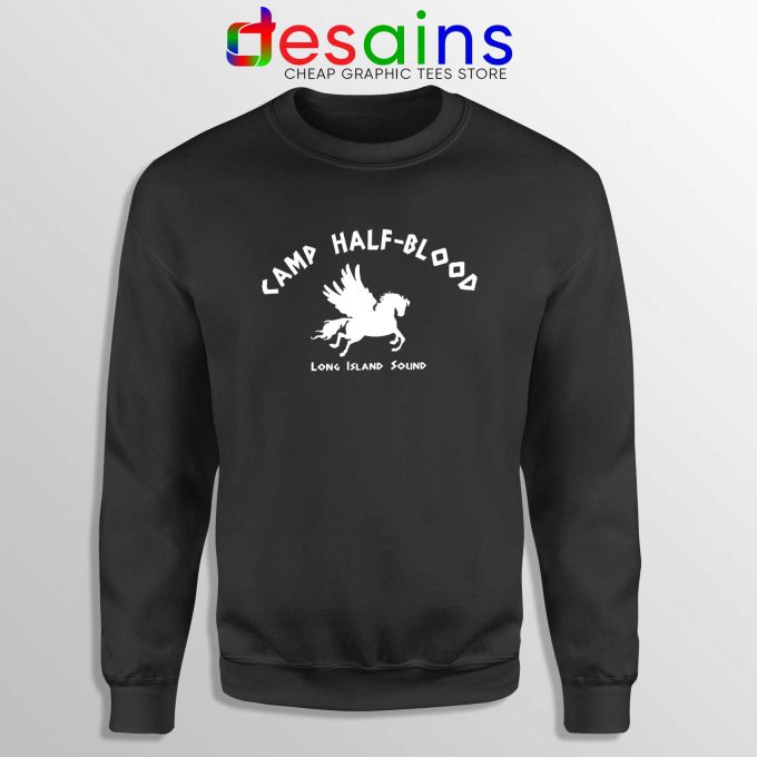 Camp Half Blood Chronicles Black Sweatshirt Cheap Graphic Sweater