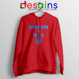 Captain America Whatever It Takes Red Hoodie Avengers Endgame Hoodies