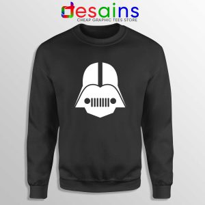 DarthJeep Star Wars Black Sweatshirt Crewneck Sweater Darth Vader Jeep