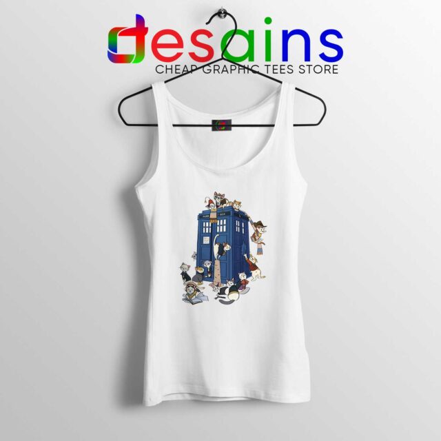 Doctor Who Cats Tardis Tank Top