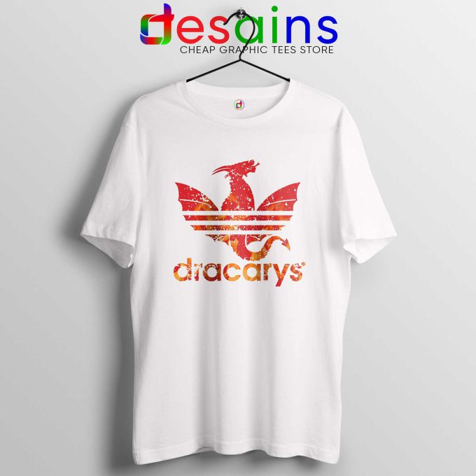 Dracarys GOT Adidas Tshirt Game of Thrones Three Stripes