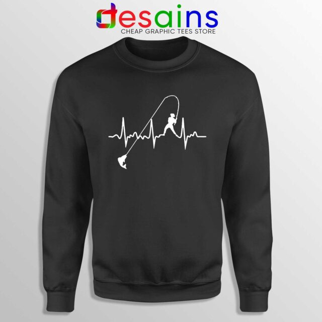 Fishing Heartbeat Sweatshirt Major League Fishing Gifts