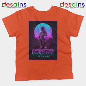Fortnite Battle Royale Orange Kids Tshirt Fortnite Poster Youth Tee Shirts