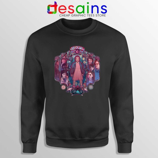 Friends Dont Lie Black Sweatshirt Stranger Things 3 Crewneck Sweater