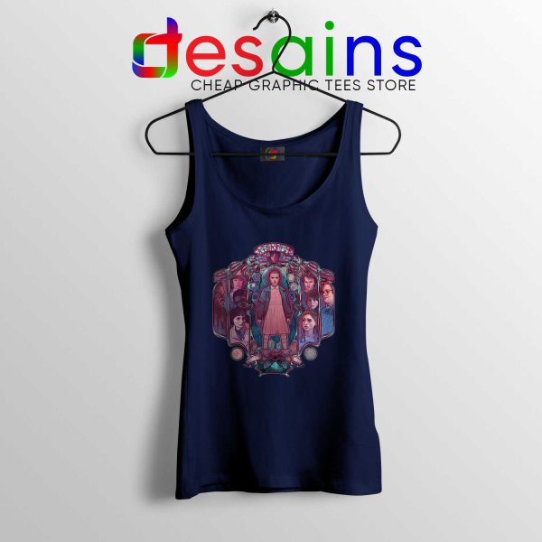 Friends Dont Lie Navy Tank Top Stranger Things 3 Cheap Netflix Tank Tops