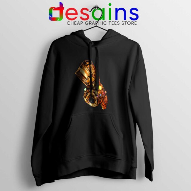 Hoodie Infinity Gauntlet Thanos Gold Marvel Super Heroes