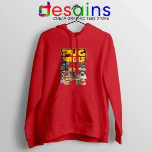 Hoodie Red Pug Wars Dog Star Wars Cheap Hoodies Pug Dog Funny