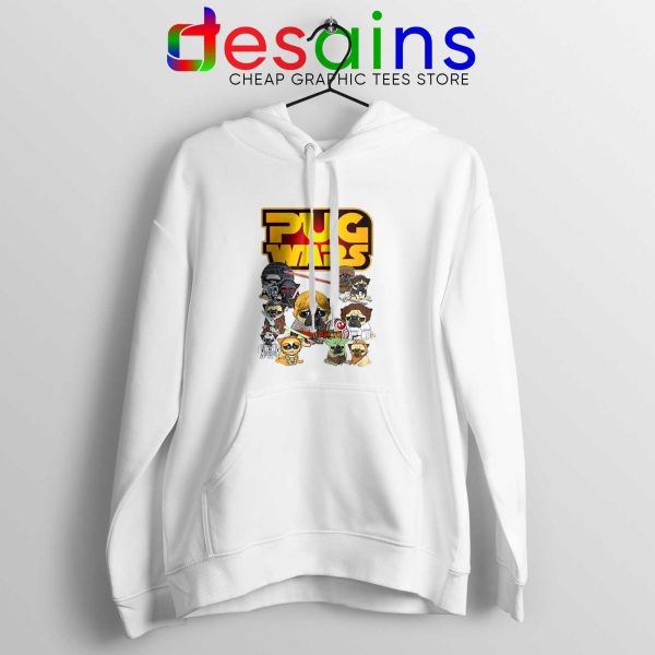 Hoodie White Pug Wars Dog Star Wars Cheap Hoodies Pug Dog Funny