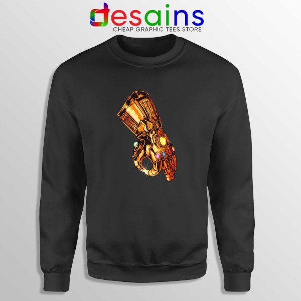 Infinity Gauntlet Thanos Gold Sweatshirt Crewneck Sweater Avengers