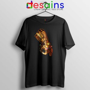 Infinity Gauntlet Thanos Gold Tshirt Cheap Tee Shirts Avengers Endgame