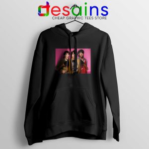 Jonas Brothers Vintage Black Hoodie Poster Jonas Brothers Hoodies