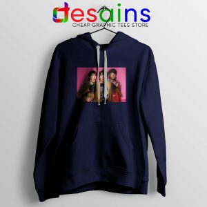 Jonas Brothers Vintage Navy Hoodie Poster Jonas Brothers Hoodies