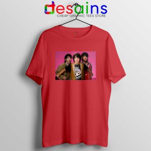 Jonas Brothers Vintage Red Tshirt Cheap Jobros Tee Shirts Merch