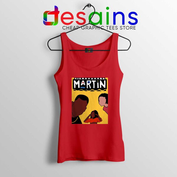 Martin Sitcom Red Tank Top Cheap Tank Tops Martin Tv Show Poster