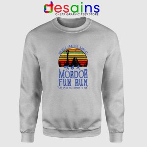 Mordor Fun Run Sport Grey Sweatshirt The Hobbit Middle Earth Sweater