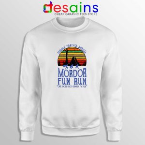 Mordor Fun Run Sweatshirt The Hobbit Middle Earth Sweater