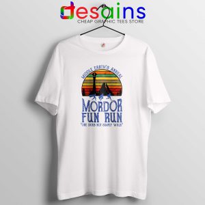 Mordor Fun Run Tshirt The Lord of the Rings Middle Earth Tee Shirts