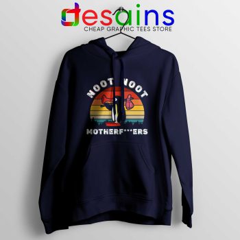 Noot Noot Pingu Navy Hoodie Funny Pingu TV Series Meme Hoodies Unisex
