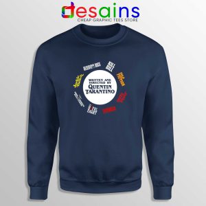 Quentin Tarantino Films Navy Sweatshirt The Best of Tarantino Sweater