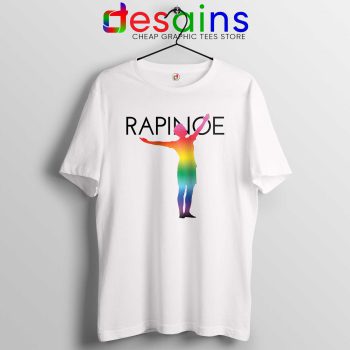 Rapinoe Pride USA White Tshirt Megan Rapinoe Cheap Graphic Tee Shirts