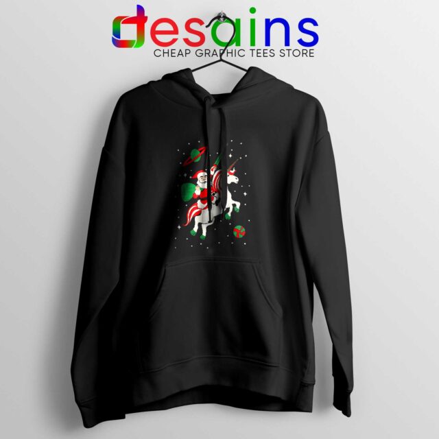 Santa Unicorn Ugly Christmas Hoodie