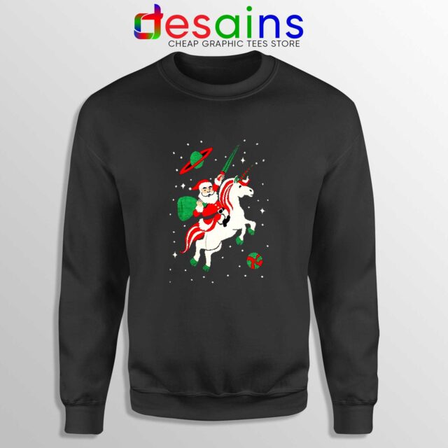 Santa Unicorn Ugly Christmas Sweatshirt