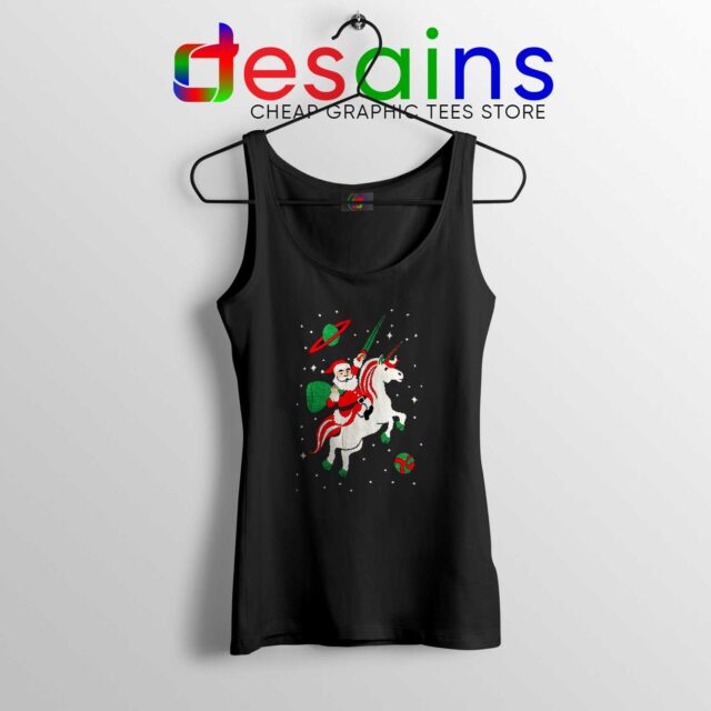 Santa Unicorn Ugly Christmas Tank Top