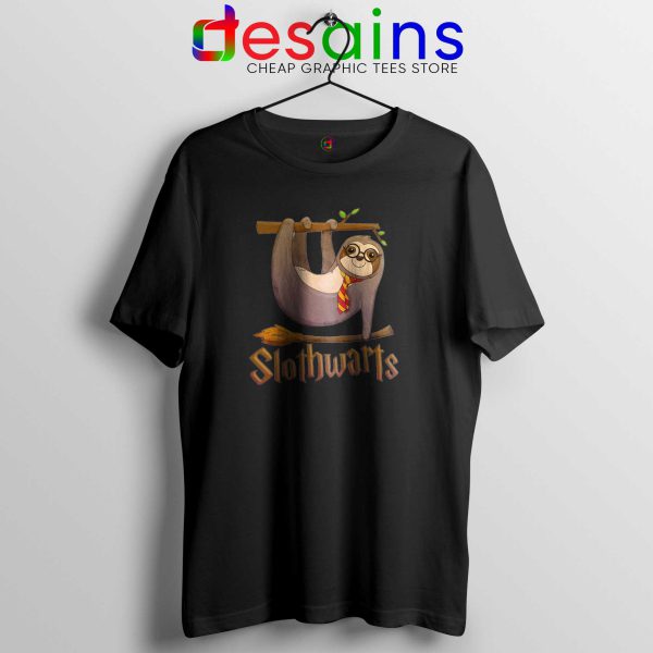 Slothwarts Sloth Hogwarts Black Tshirt Cheap Tee Shirts Harry Potter Sloth