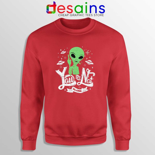 Storm Area 51 Red Sweatshirt They Can't Stop All of Us Crewneck Sweater