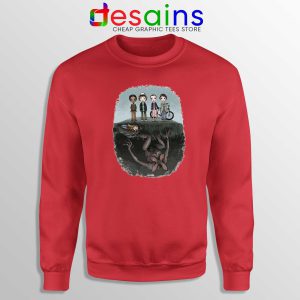 Stranger Things Demogorgon Red Sweatshirt Poster Stranger Things Sweater