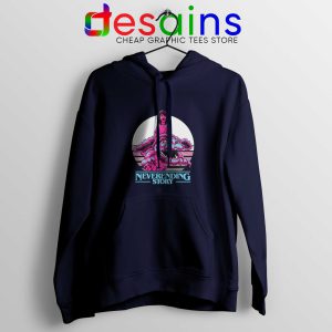 Stranger Things Mashup Navy Hoodie Neverending Story Hoodies Unisex