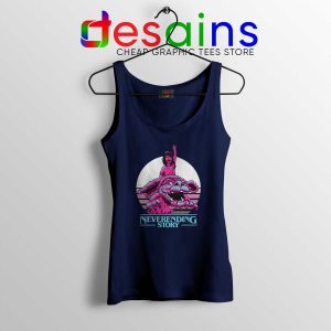 Stranger Things Mashup Navy Tank Top Neverending Story Cheap Tank Tops