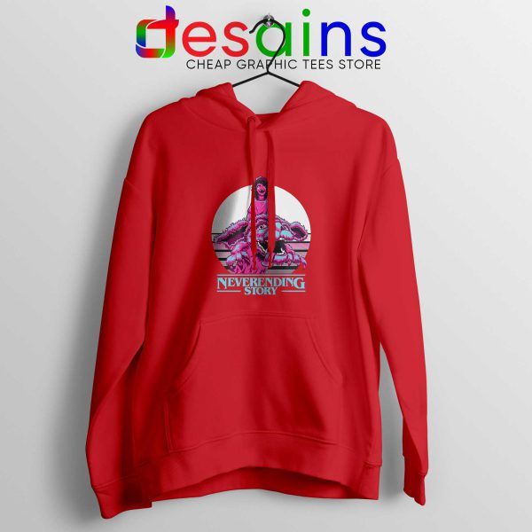 Stranger Things Mashup Red Hoodie Neverending Story Hoodies Unisex