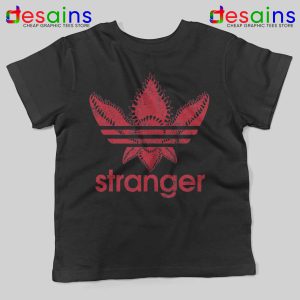 Stranger Things Monster Black Kids Tshirts Stranger Things Adidas Tee Shirts