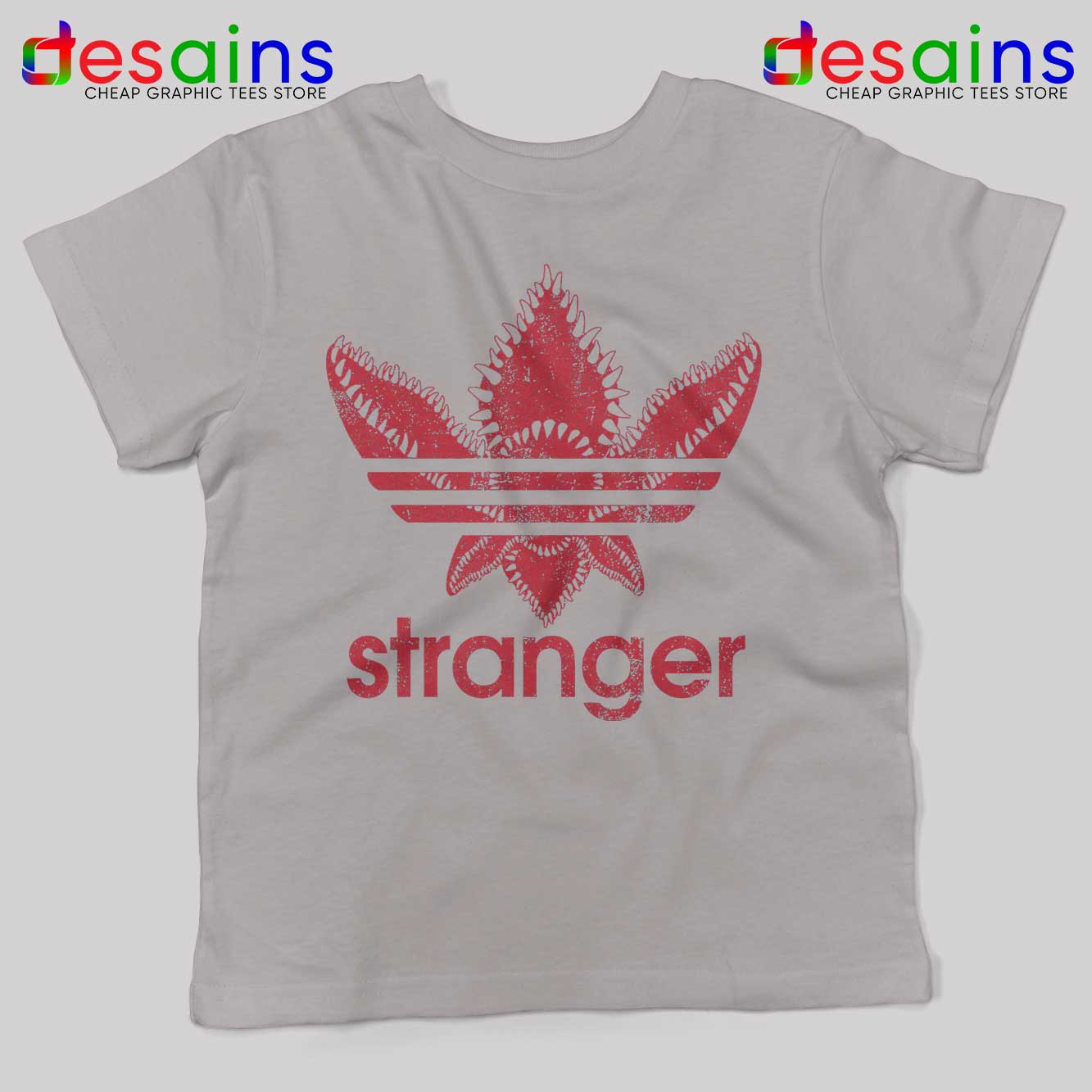 Espectacular Perspicaz Ver a través de Stranger Things Monster Kids Tshirts Demogorgon Adidas Youth