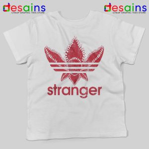 Stranger Things Monster White Kids Tshirts Stranger Things Adidas Tee Shirts