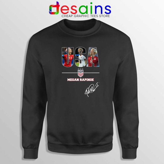 Sweatshirt Megan Rapinoe Signature USA Womens Soccer Team Sweater