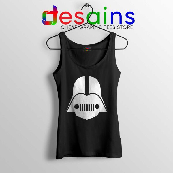 Tank Top Black DarthJeep Star Wars Cheap Tank Tops Darth Vader Mask Jeep