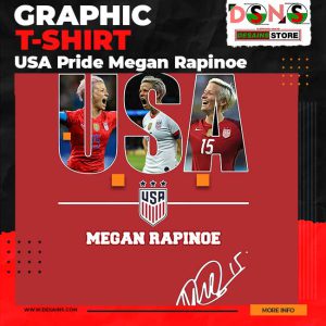 USA Pride Megan Rapinoe Graphic T-Shirt