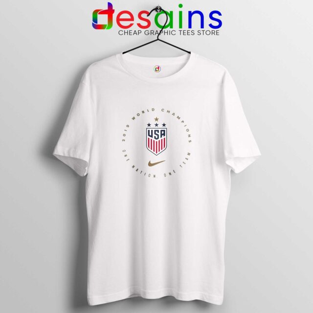 USWNT Champions 2019 Tshirt FIFA Womens World Cup Soccer