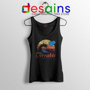 Visit Arrakis Vintage Tank Top Distressed Surf Dune Graphic Tank Tops