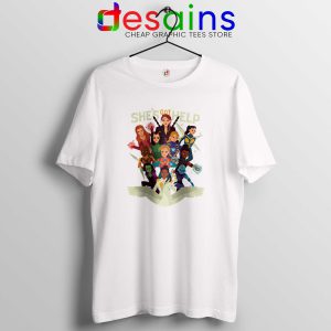 Women of Marvel White Tshirt Female Avengers Team Tee Shirts