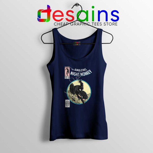 Amazing Spider Man Night Monkey Navy Tank Top Spider Man Tank Tops