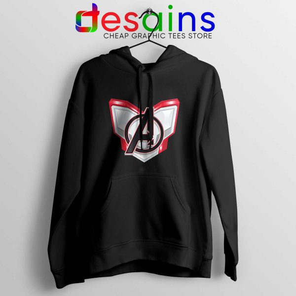 Avengers Endgame Chest Logo Black Hoodie Marvel Studios Merch Hoodies