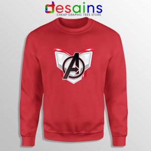 Avengers Endgame Chest Logo Red Sweatshirt Marvel Avengers Sweater