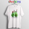 Avo Merry Christmas Tshirt Santa and Deer Avocado Tee Shirts