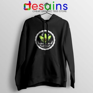 Avocado Three Stripes Always Fresh Black Hoodie Avocado Adidas Hoodies