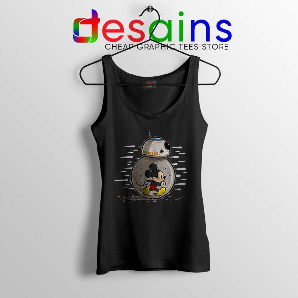 BB8 Star Wars Mickey Mouse Black Tank Top BB-8 Star Wars Cheap Tank Tops