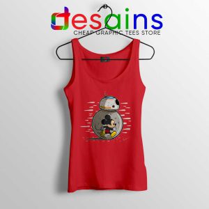 BB8 Star Wars Mickey Mouse Red Tank Top BB-8 Star Wars Cheap Tank Tops