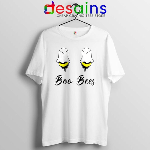Boo Bees Halloween White Tshirt Funny Bees Tee Shirts GILDAN Size S-3XL